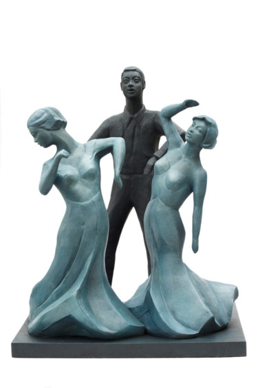 Escultura intitulada "Chorégraphie Andalo…" por Jeanine Fitou Valens, Obras de arte originais, Resina