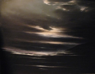 Peinture intitulée "Night in the Patago…" par Flaten, Œuvre d'art originale, Huile Monté sur Châssis en bois
