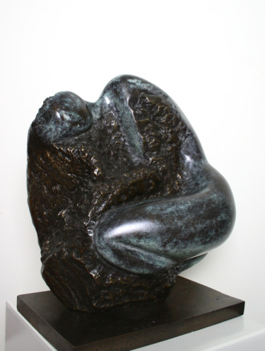 Скульптура под названием "BRONZE FEMME SERPEN…" - Florence   Duet, Подлинное произведение искусства