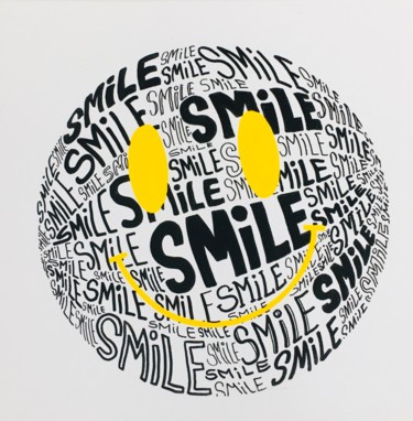 Zeichnungen mit dem Titel "Smil'hey" von Flox Lamil, Original-Kunstwerk, Marker