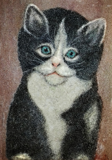 绘画 标题为“Котёнок” 由Vasilij Mischenko, 原创艺术品, 丙烯