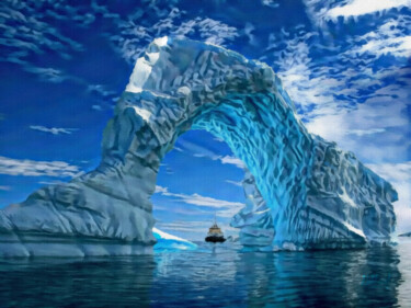 Цифровое искусство под названием "Айсберг арка" - Vasilij Mischenko, Подлинное произведение искусства, 2D Цифровая Работа