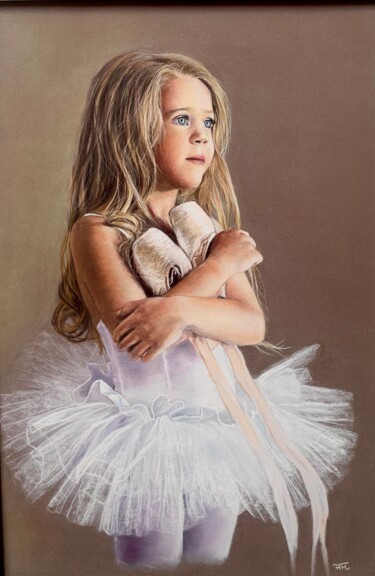 Dibujo titulada ""la petite ballerin…" por Fam, Obra de arte original, Pastel