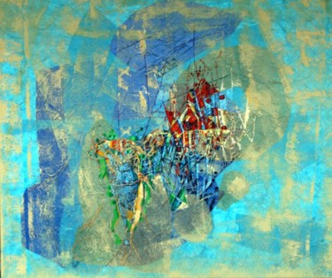 Peinture intitulée "European failed" par Michel Maréchal, Œuvre d'art originale