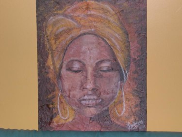 Painting titled "Songes Africains" by Françoise Belmont Varzi, Original Artwork