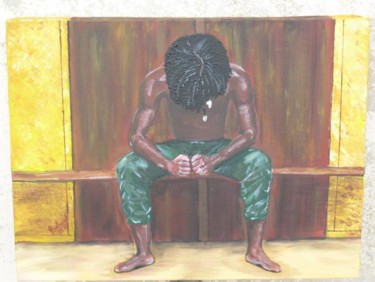 Painting titled "Tiken Jah Fakoly" by Françoise Belmont Varzi, Original Artwork