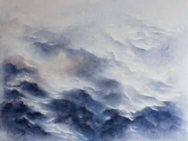 Картина под названием "Wings open" - Francesca Borgo, Подлинное произведение искусства, Акрил Установлен на Деревянная рама…