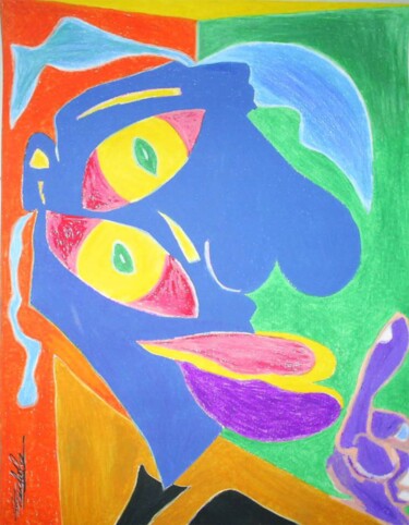 Pintura titulada "The Bahiano 2006 Pa…" por Franchelor, Obra de arte original, Pastel