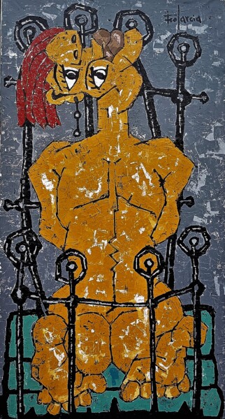 Pintura titulada "LA PECADORA" por Francisco Garcia Verdugo, Obra de arte original, Acrílico Montado en Bastidor de camilla…