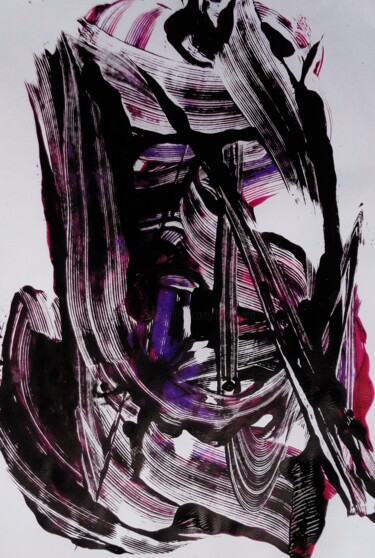 Картина под названием "aujourd'hui c'est h…" - Francisco Mendes, Подлинное произведение искусства, Акрил