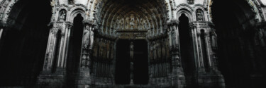 Painting titled "Cathédrale de chart…" by Franck Sanyas, Original Artwork, Digital Photography