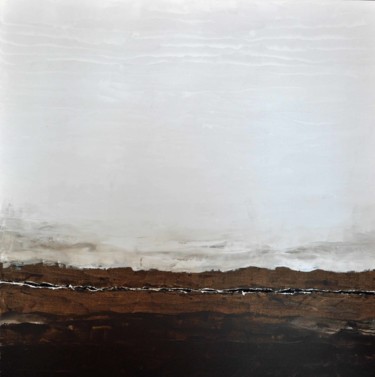 Peinture intitulée "Mer du Nord.jpg" par Franck Simon, Œuvre d'art originale, Acrylique