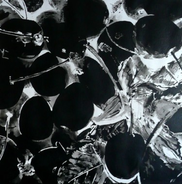 Pintura titulada "Cerises" por Franck Le Boulicaut, Obra de arte original, Tinta