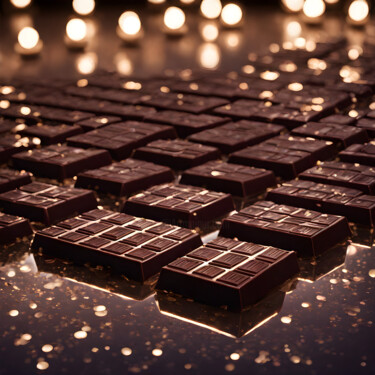Digital Arts με τίτλο "Chocolats" από Francky Xv Wolff, Αυθεντικά έργα τέχνης, Εικόνα που δημιουργήθηκε με AI