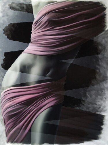 Malarstwo zatytułowany „#sensualefemminilità” autorstwa Franco Cisternino, Oryginalna praca, Akryl