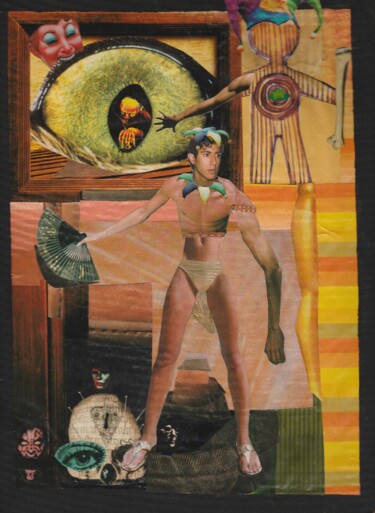 Κολάζ με τίτλο "18" από Franco Ibazeta, Αυθεντικά έργα τέχνης, Κολάζ