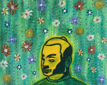 Malarstwo zatytułowany „#Jayavarman” autorstwa François Martigné, Oryginalna praca, Olej