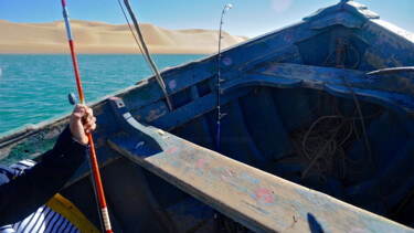 Photography titled "la barque" by François Carage, Original Artwork, Non Manipulated Photography