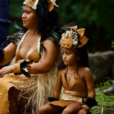 Fotografía titulada "mère et fille 2" por François Carage, Obra de arte original, Fotografía no manipulada