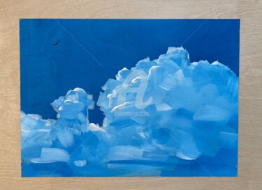 "Cloud 9" başlıklı Tablo Frank Illo tarafından, Orijinal sanat, Akrilik Ahşap panel üzerine monte edilmiş