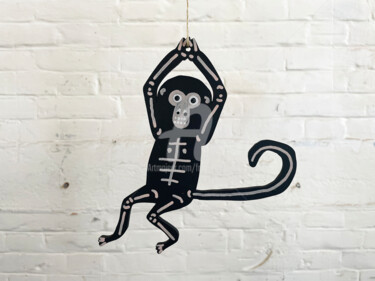 Sculptuur getiteld "SPIDER MONKEY #3 /…" door Frank Willems, Origineel Kunstwerk, Acryl