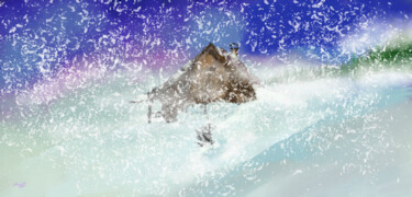 Digital Arts titled "Winter" by Franz Grausenburger, Original Artwork, Digital Painting