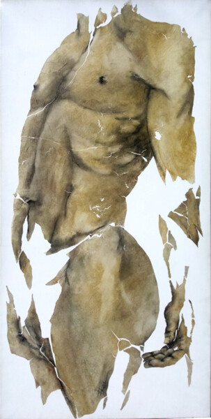 Pintura titulada "Laisser aller" por Fred Bonna, Obra de arte original, Oleo Montado en Bastidor de camilla de madera