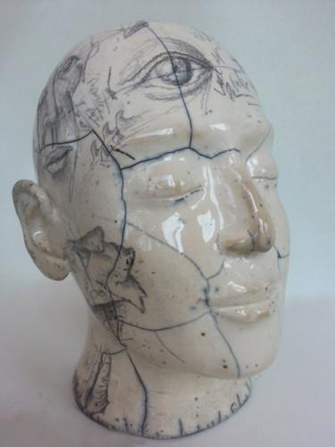 雕塑 标题为“graphik.jpg” 由Frédéric Louvier, 原创艺术品, 陶瓷