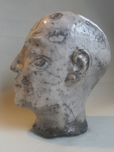 雕塑 标题为“Epidermic.jpg” 由Frédéric Louvier, 原创艺术品, 陶瓷