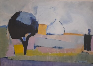 Schilderij getiteld "Nicolas de Staël co…" door Fred Haute, Origineel Kunstwerk, Acryl