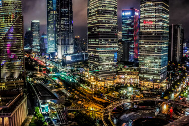 摄影 标题为“Shanghai City” 由Frederic Bos, 原创艺术品, 数码摄影