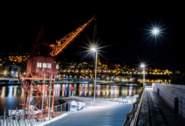 Fotografía titulada "La grue Applevage n…" por Frederic Bos, Obra de arte original, Fotografía digital