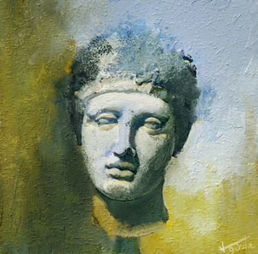 Digitale Kunst getiteld "Antiquité grecque" door Frédéric Gindre, Origineel Kunstwerk, Digitaal Schilderwerk