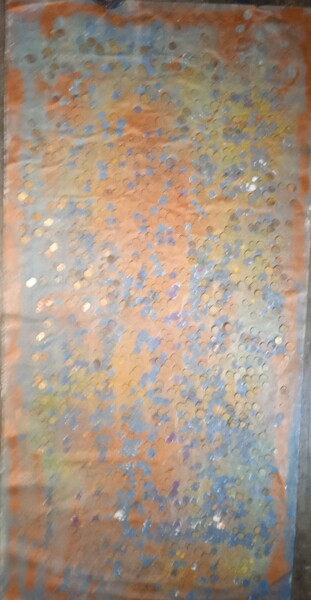 Schilderij getiteld "Money" door Frederic Lafay (FL), Origineel Kunstwerk, Acryl Gemonteerd op Frame voor houten brancard