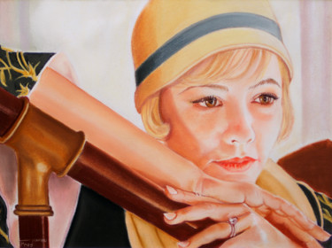Peinture intitulée "Carey" par Fred Mahieu, Œuvre d'art originale, Pastel