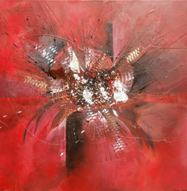 Картина под названием "Fatalité" - Frédérique Chabin-Rivière, Подлинное произведение искусства, Акрил