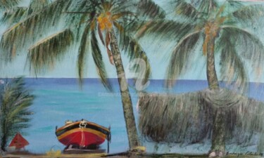 Peinture intitulée "Série Guadeloupe :…" par Frederique Colombelle, Œuvre d'art originale, Acrylique
