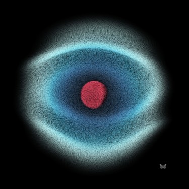 Digitale Kunst getiteld "Star Trek Nebula (4…" door Frédéric Durieu & Nathalie Erin, Origineel Kunstwerk, 2D Digital Work