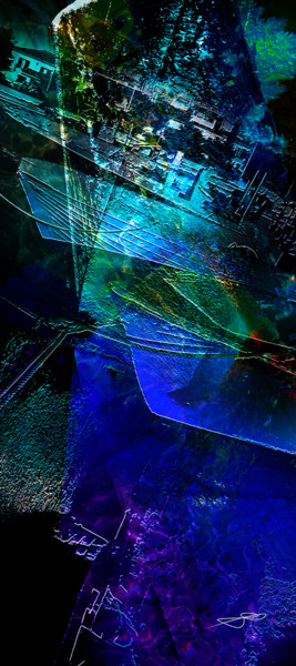 Digital Arts titled "luminescence4.jpg" by Frédérique Négrié, Original Artwork, Digital Painting