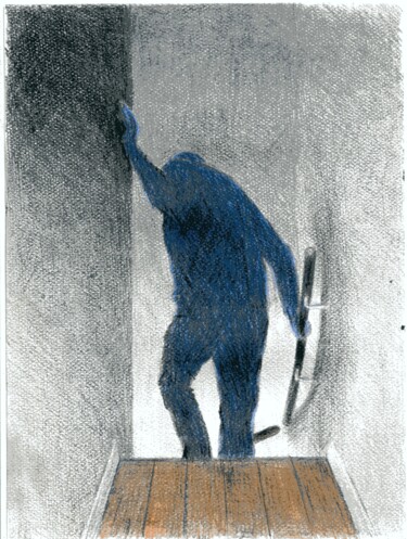 "going down" başlıklı Resim Frits Sergeant tarafından, Orijinal sanat, Kalem