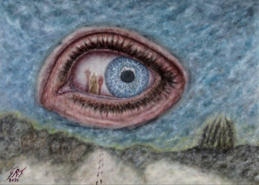 Schilderij getiteld "The Blair Witch Pro…" door Gian Roberto Tognetti, Origineel Kunstwerk, Olie