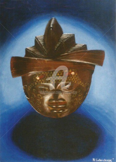 Peinture intitulée "Rendez-vous  l'Afri…" par Nicholas Gabrichidze, Œuvre d'art originale, Acrylique