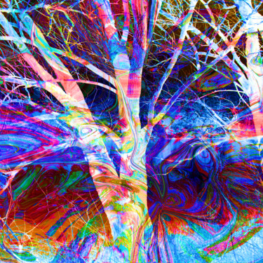 Artes digitais intitulada "Mon arbre généalogi…" por Gabriel Cotelle, Obras de arte originais, Trabalho Digital 2D