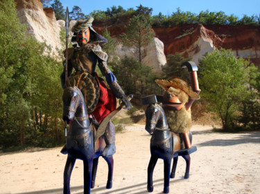Photographie intitulée "Don Quichotte sur l…" par Gabriel Cotelle, Œuvre d'art originale, Photographie numérique