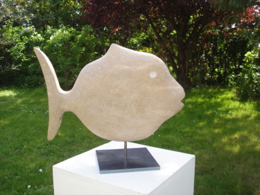 Sculpture intitulée "BULOCEAN" par Gabriel Molet, Œuvre d'art originale, Pierre