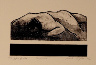 Printmaking titled "Crepúsculo" by Gabriela Villegas, Original Artwork, Etching