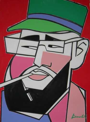 "Fidel Castro" başlıklı Tablo Gabriele Donelli tarafından, Orijinal sanat, Akrilik