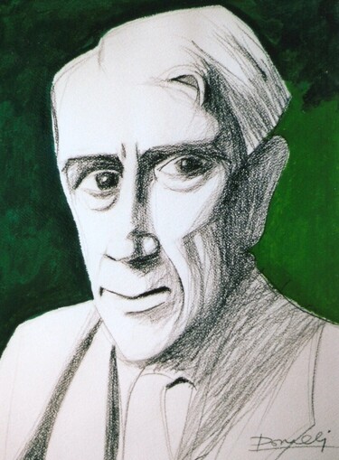 제목이 "Portrait de Georges…"인 미술작품 Gabriele Donelli로, 원작, 연필
