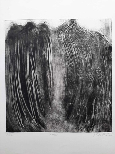 Estampas & grabados titulada "Abisso" por Gabriele Montani, Obra de arte original, Monotipia
