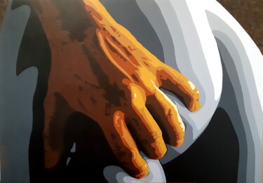 Peinture intitulée "Touch" par Gael-Dwight, Œuvre d'art originale, Acrylique